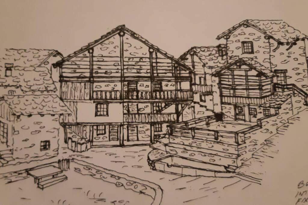 Ca' Scocc, Antica Casa Di Montagna In Valsesia Mollia Exterior foto