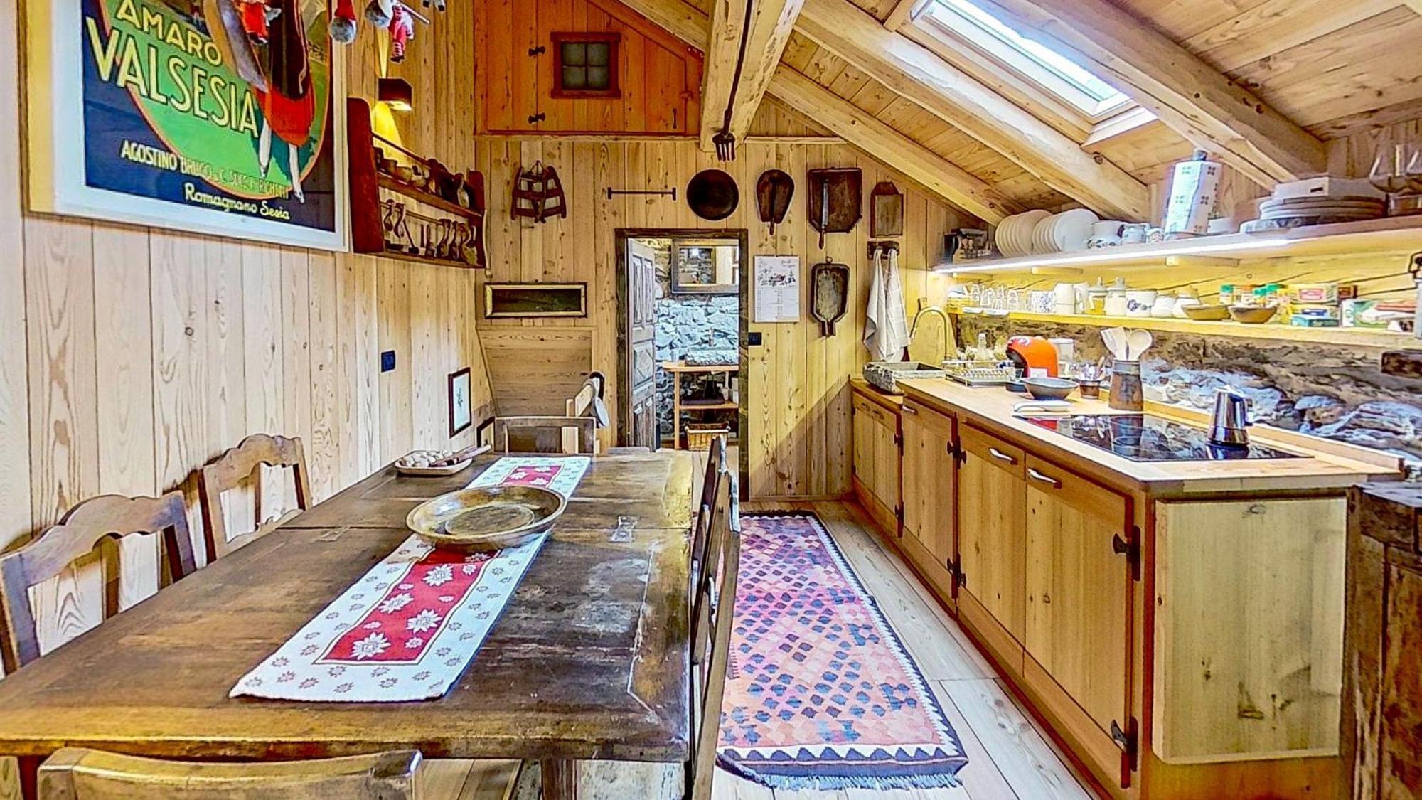 Ca' Scocc, Antica Casa Di Montagna In Valsesia Mollia Exterior foto