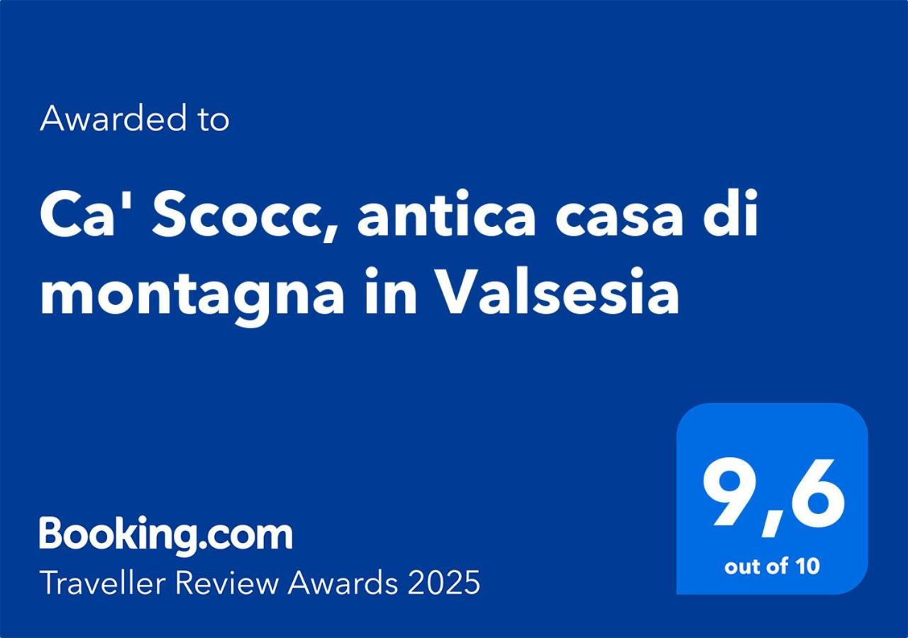 Ca' Scocc, Antica Casa Di Montagna In Valsesia Mollia Exterior foto
